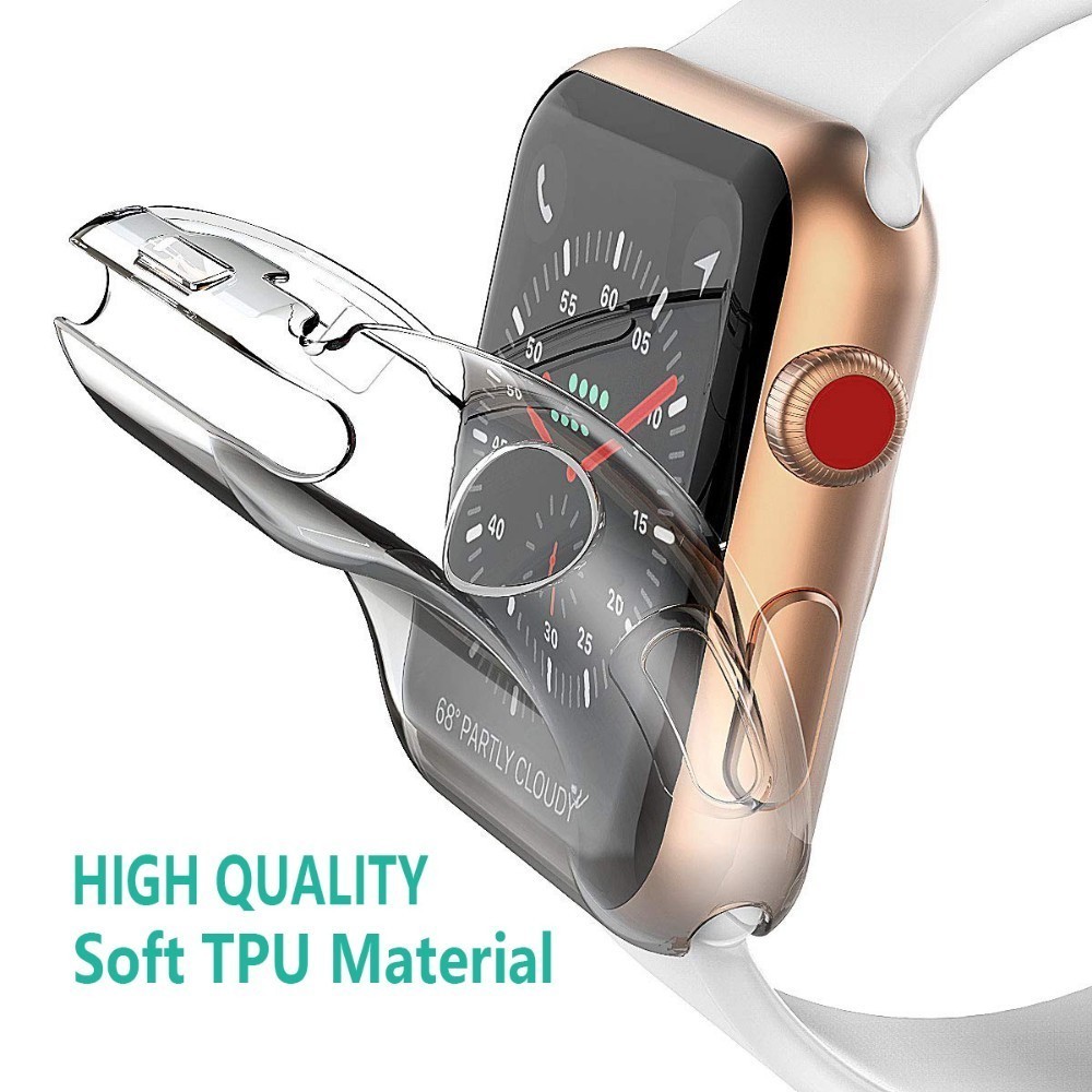 Full Case For Apple Watch 6 SE 5 4 3 2 Protective TPU Clear Ultra-Thin Iwatch Series 38mm 42mm 40mm 44mm Screen Protector Cover
Full Case For Apple Watch 6 SE 5 4 3 2 Protective TPU Clear Ultra-Thin Iwatch Series 38mm 42mm 40mm 44mm Screen Protector Cover