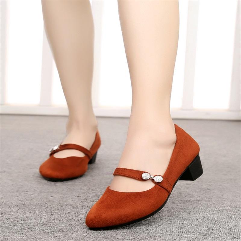 Dress Shoes Old Beijing Cloth Women's Spring And Autumn One-Line Buckle Single High-Heeled Soft Soled Work Don't Tire, Black
Dress Shoes Old Beijing Cloth Women's Spring And Autumn One-Line Buckle Single High-Heeled Soft Soled Work Don't Tire, Black