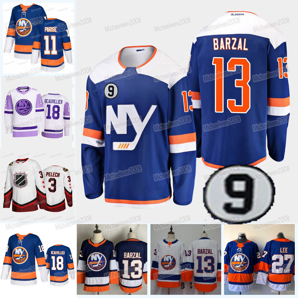 New York Islanders 2022 No.9 patch Jersey All-star Game Anthony Beauvillier Mathew Barzal Matt Martin Zdeno Chara Brock Nelson Anders Lee Adam Pelech Clark Gillies, Mens (with no.9 patch)
New York Islanders 2022 No.9 patch Jersey All-star Game Anthony Beauvillier Mathew Barzal Matt Martin Zdeno Chara Brock Nelson Anders Lee Adam Pelech Clark Gillies, Mens (with no.9 patch)