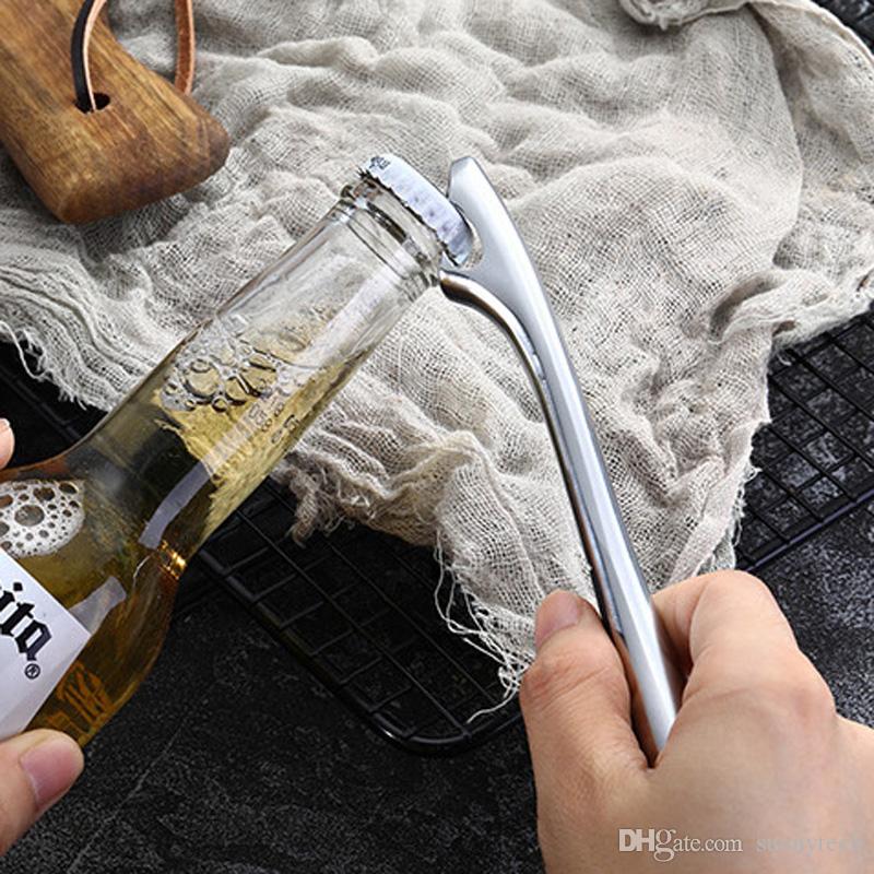 High quality creative zinc alloy beer bottle Japan Germany open cover artifact thickening wine opener tool wholesale Free shipping
