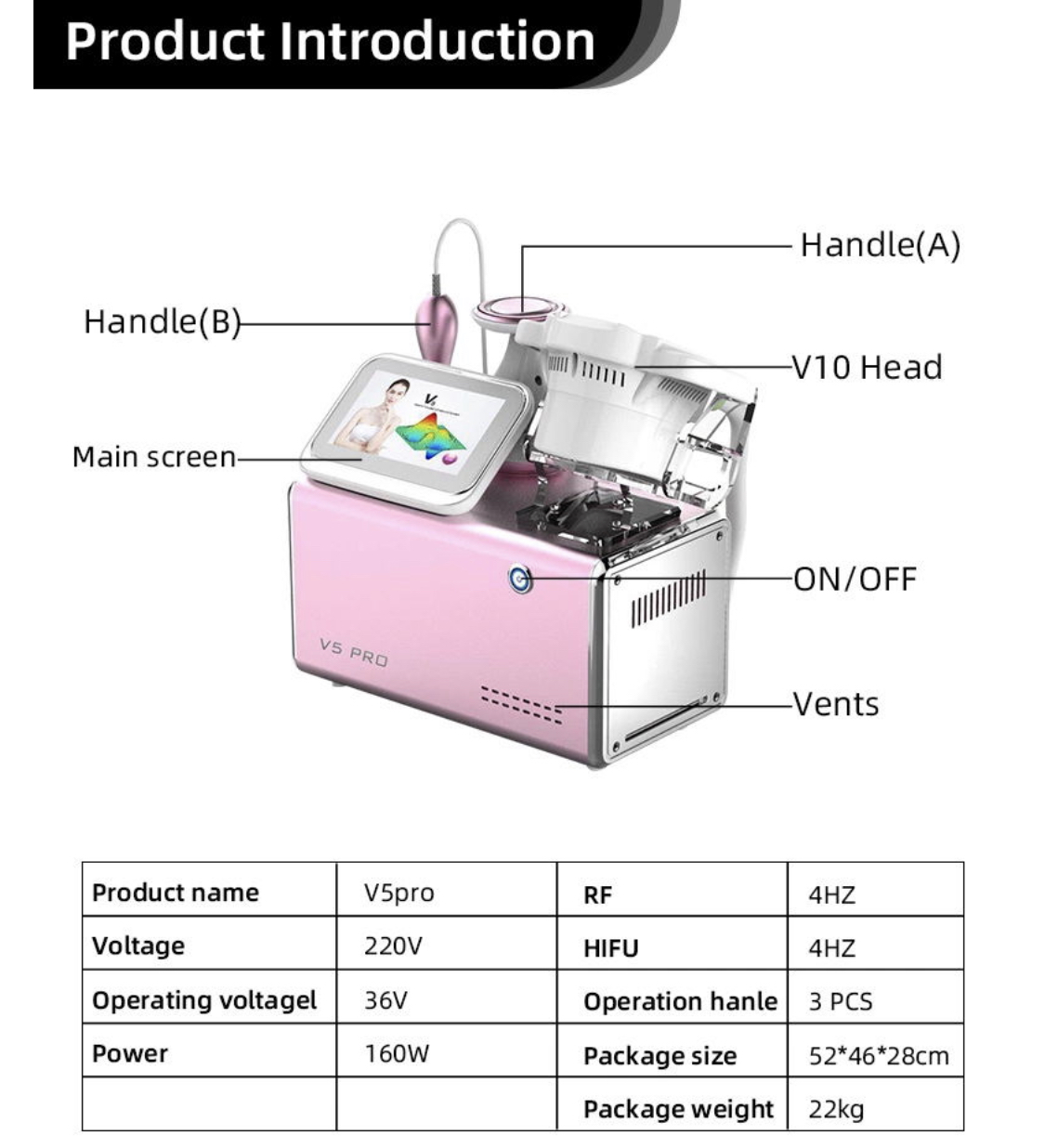 Newest Slimming Machine 5 in 1 RF cavitation vaccum bio equipment for weight loss body slim and massage beauty device