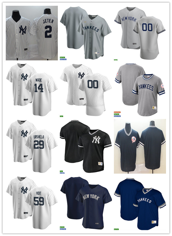 Men Women Youth 2 Derek Jeter 29 Gio Urshela 59 Luke Voit 14 Tyler Wade White navy Custom Baseball Jersey Blank white gray navy, Blue;black
Men Women Youth 2 Derek Jeter 29 Gio Urshela 59 Luke Voit 14 Tyler Wade White navy Custom Baseball Jersey Blank white gray navy, Blue;black