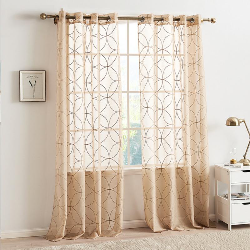 Embroidered Tulle Curtains, Modern And Simple Window Screens, Bedroom-home Decoration Pure Gauze Panels With Tops
Embroidered Tulle Curtains, Modern And Simple Window Screens, Bedroom-home Decoration Pure Gauze Panels With Tops