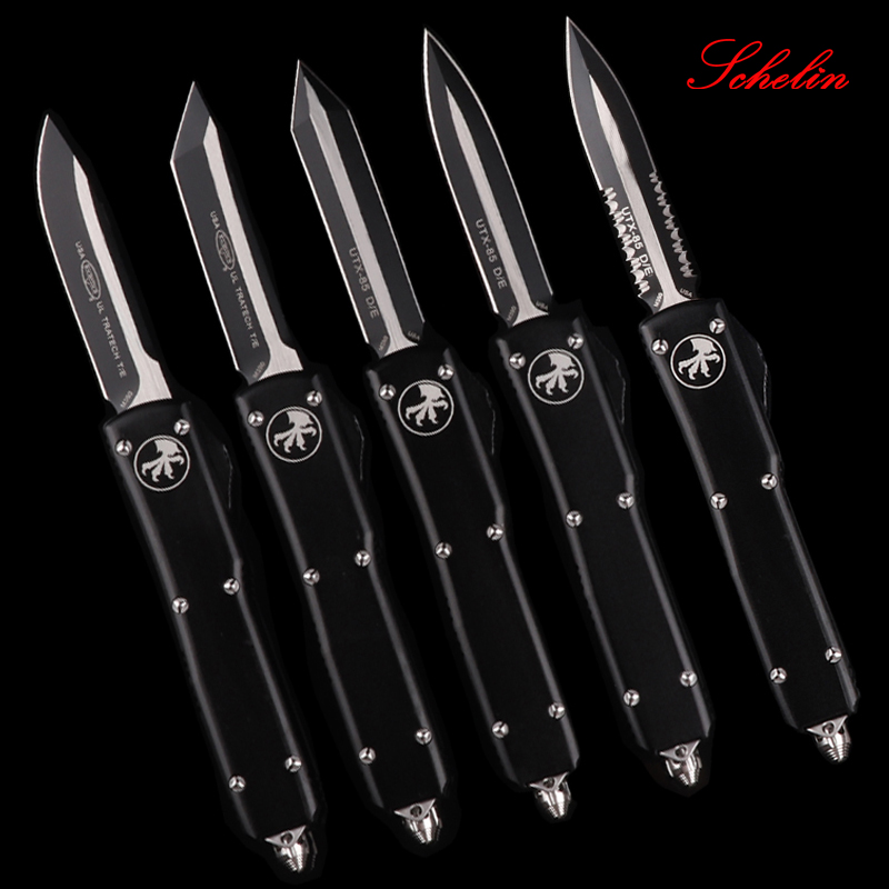 Black brown handle Automatic MT knife comb double action Tactical micro knives tech breaker pocket knife auto EDC tools schelin ot f fold
Black brown handle Automatic MT knife comb double action Tactical micro knives tech breaker pocket knife auto EDC tools schelin ot f fold