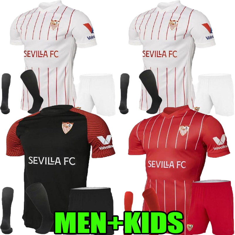 Sevilla 21-22 Seville home Soccer Jersey 21 22 OCAMPOS NAVAS EVER BANEGA DE JONG EL HADDADI TORRES RAKITIC KOUNDE Football Shirt men+kids kit, Player 
Sevilla 21-22 Seville home Soccer Jersey 21 22 OCAMPOS NAVAS EVER BANEGA DE JONG EL HADDADI TORRES RAKITIC KOUNDE Football Shirt men+kids kit, Player