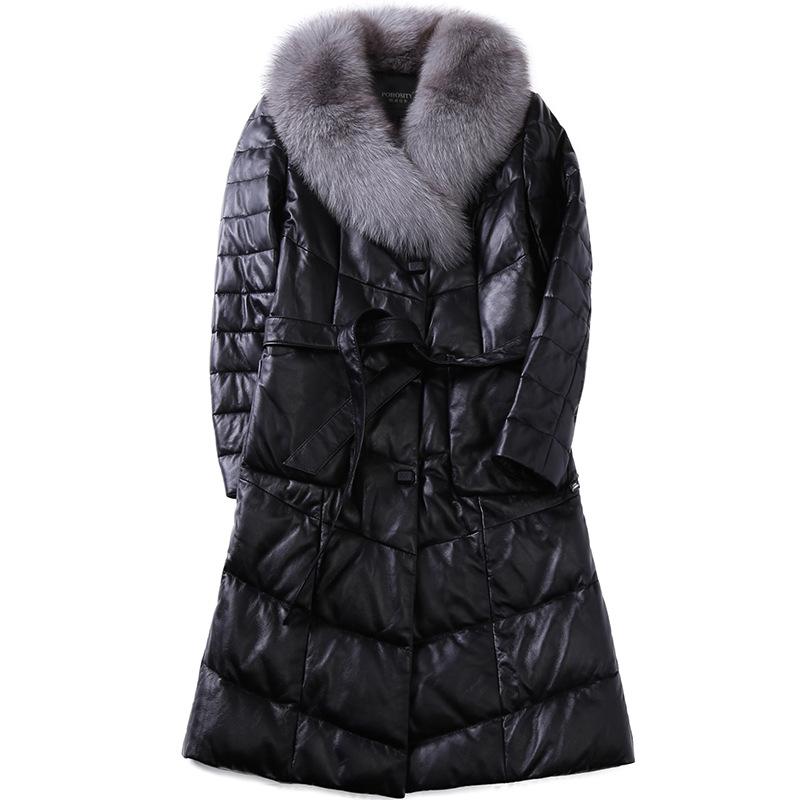 Women's Leather & Faux Plus Size 6XL Real Down Jackets Fur Collar Sheepskin Overcoat Women Ladies Fashion Outwear Winter Black, As pic
Women's Leather & Faux Plus Size 6XL Real Down Jackets Fur Collar Sheepskin Overcoat Women Ladies Fashion Outwear Winter Black, As pic