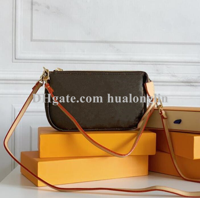 Fashion Woman bag handbag original box shoulder bags purse clutch flower grid lady girls messenger bags