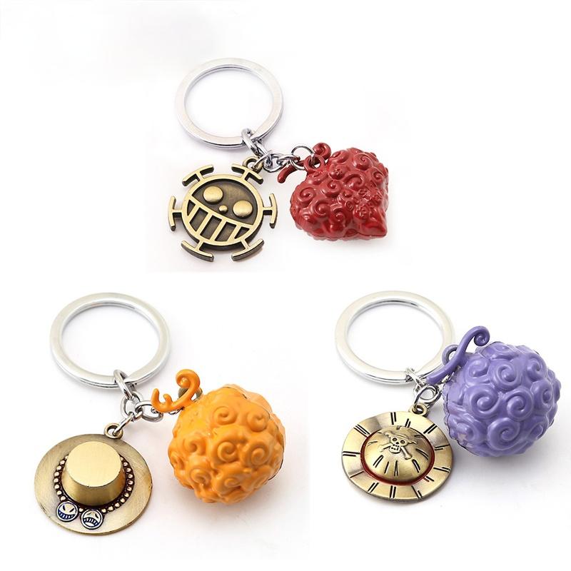 Keychains Anime One Piece KeyChain Devil Fruit Figure Japanese Straw Hat Holder Chaveiro Pendant Key Chain Ace Law Metal Trinket Gift
Keychains Anime One Piece KeyChain Devil Fruit Figure Japanese Straw Hat Holder Chaveiro Pendant Key Chain Ace Law Metal Trinket Gift