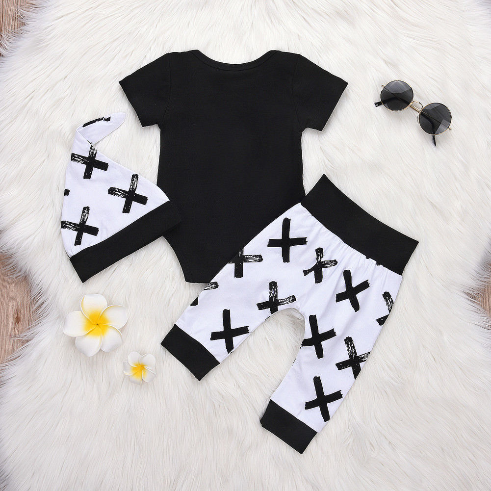 0-24M Toddler 3Pcs Set ClothesBoys Cotton Tops Kids Romper Infant Pants Leggings Baby Boy Outfits Newborn Clothing, Black
0-24M Toddler 3Pcs Set ClothesBoys Cotton Tops Kids Romper Infant Pants Leggings Baby Boy Outfits Newborn Clothing, Black