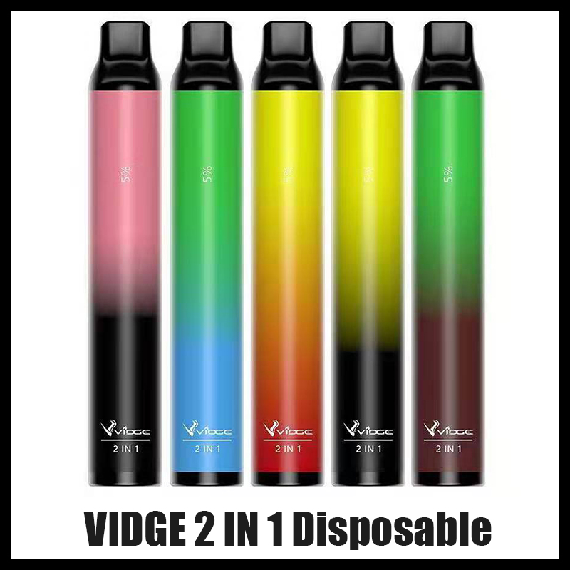 Update News Original Vidge 2 in 1 Disposable Vape 2000 Puffs E Cigarette Kit Device 950mAh 3+3ml Pod Two Vaping Vaporizer With Security Code
Update News Original Vidge 2 in 1 Disposable Vape 2000 Puffs E Cigarette Kit Device 950mAh 3+3ml Pod Two Vaping Vaporizer With Security Code