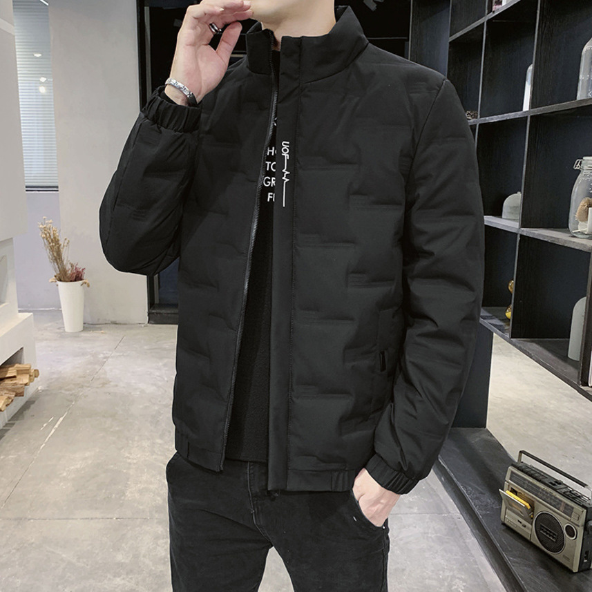 Men's et short 2021 new thickened trend winter grey duck down warm and handsome stand collar coat, Black
Men's et short 2021 new thickened trend winter grey duck down warm and handsome stand collar coat, Black