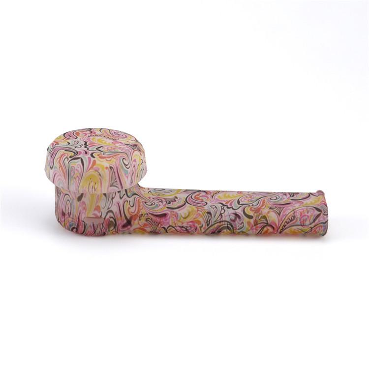 Old style beautifully patterned pipe luminous glass bowl pipes silicone environmentally
Old style beautifully patterned pipe luminous glass bowl pipes silicone environmentally