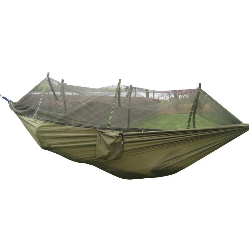 Portable Outdoor Camping Hammock with Mosquito Net Travel Hanging Nylon Bed Sleeping Swing For Outdoor Living Garden Kit
Portable Outdoor Camping Hammock with Mosquito Net Travel Hanging Nylon Bed Sleeping Swing For Outdoor Living Garden Kit