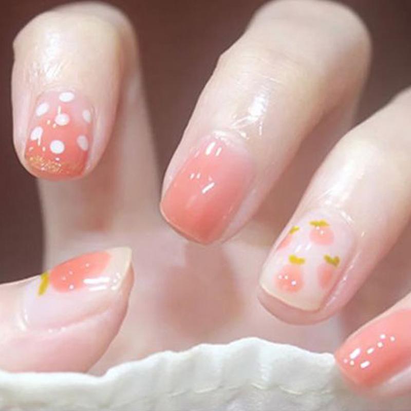 False Nails Short Style Transparent Pink Strawberry Fake 2021 Cute Female Red Tomato Glossy Square Wearable Press On Nail 24pcs
False Nails Short Style Transparent Pink Strawberry Fake 2021 Cute Female Red Tomato Glossy Square Wearable Press On Nail 24pcs