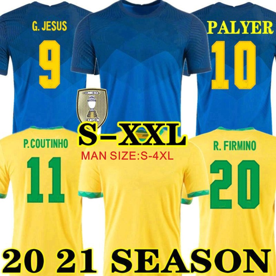 2022 G.JESUS COUTINHO FIRMINO soccer jersey Brasil HOME AWAY WILLIAN MARCELO PAULINHO 2020 2021 football shirt NEYMA JR MAN + KIDS Kit, Black;yellow
2022 G.JESUS COUTINHO FIRMINO soccer jersey Brasil HOME AWAY WILLIAN MARCELO PAULINHO 2020 2021 football shirt NEYMA JR MAN + KIDS Kit, Black;yellow
