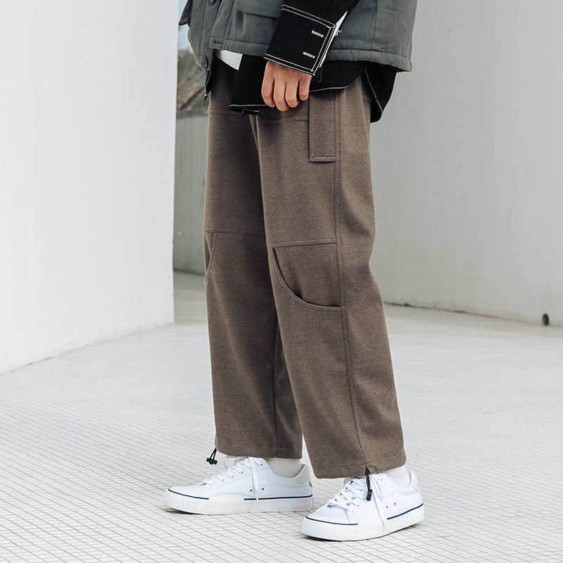 2021 New Autumn Winter Wide-leg Men's Fashion Retro Casual Men Streetwear Straight Pants Mens Trousers K56w, Black
2021 New Autumn Winter Wide-leg Men's Fashion Retro Casual Men Streetwear Straight Pants Mens Trousers K56w, Black