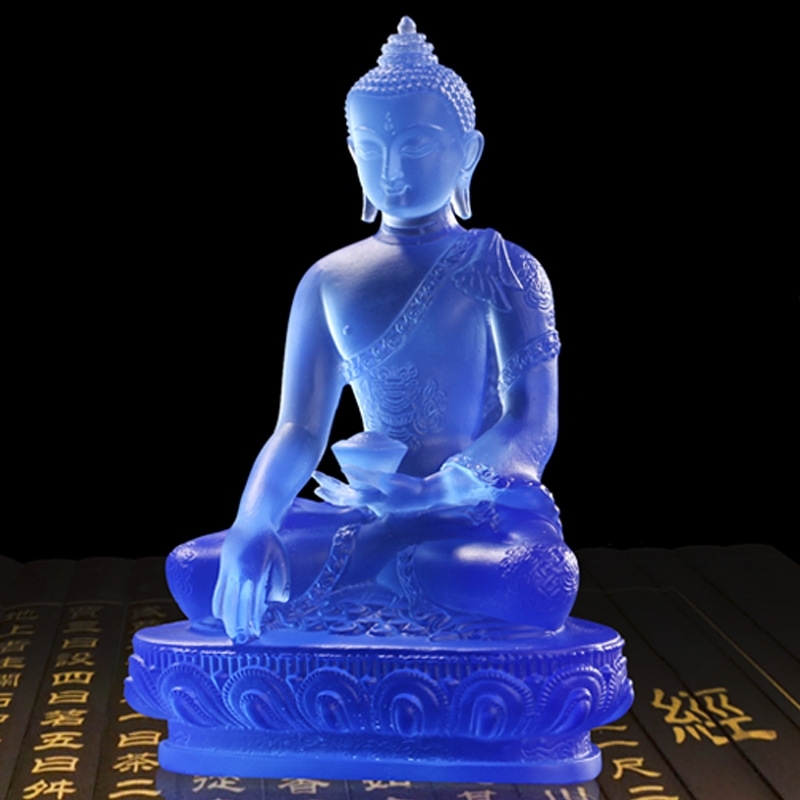 Glazed pharmacist statues, handicrafts, home furnishings in the Buddha Hall, and temple souvenirs
Glazed pharmacist statues, handicrafts, home furnishings in the Buddha Hall, and temple souvenirs