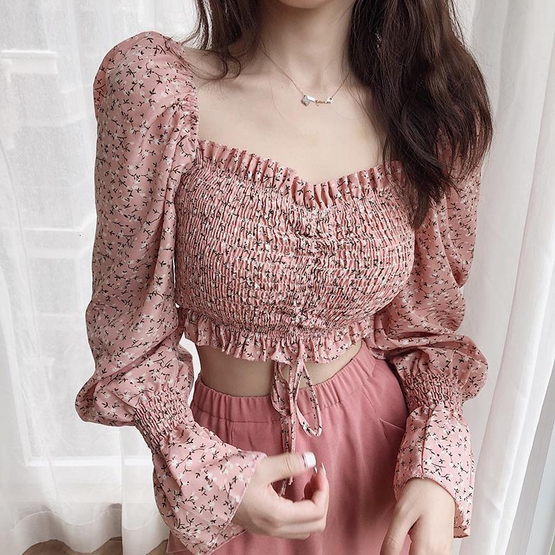 2021 New Floral Chiffon Blouse Autumn Pink Elegant Print Crop Top Female Office Lady Long Sleeve Korean Style Clothes Women Wp8t
2021 New Floral Chiffon Blouse Autumn Pink Elegant Print Crop Top Female Office Lady Long Sleeve Korean Style Clothes Women Wp8t