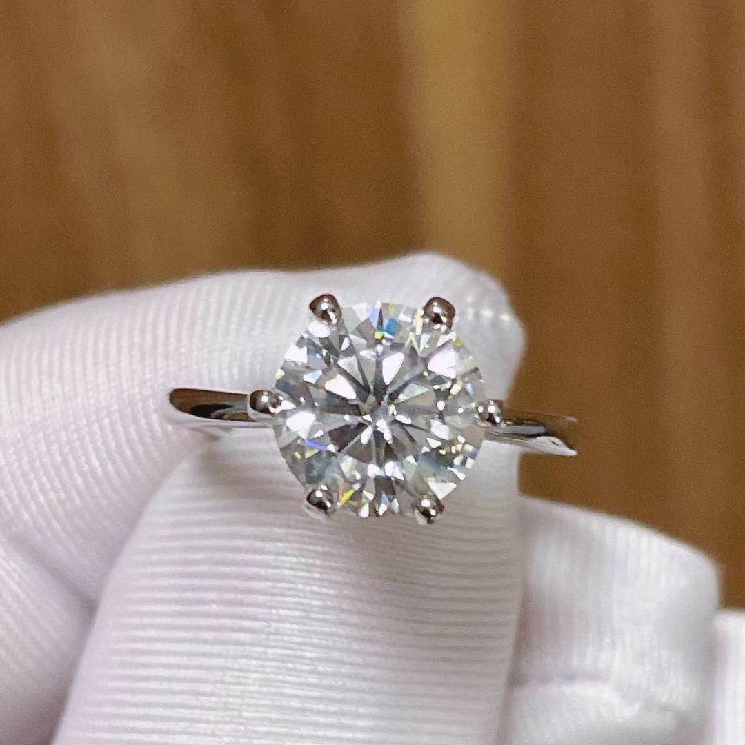 High Quality 3CT 9MM Real Moissanite Ring color D-F vvs Diamonds Rings Adjustable Resizable 925 Silver for Women Party Girls
High Quality 3CT 9MM Real Moissanite Ring color D-F vvs Diamonds Rings Adjustable Resizable 925 Silver for Women Party Girls
