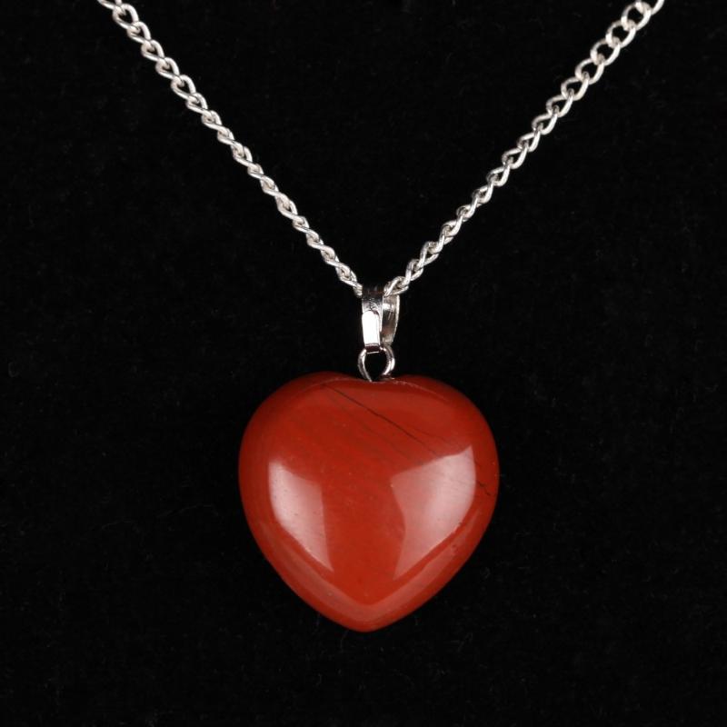 Pendant Necklaces Natural Red Pink Jaspers Quartz Point Necklace Opalite Heart Crystal Black Obsidian Healing Stone Chakra Reiki Fashion Jew
Pendant Necklaces Natural Red Pink Jaspers Quartz Point Necklace Opalite Heart Crystal Black Obsidian Healing Stone Chakra Reiki Fashion Jew