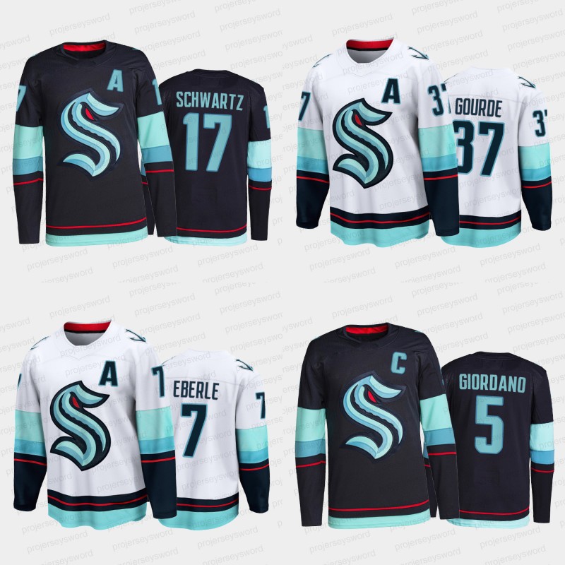 2021-22 Seattle Kraken Jersey Mark Giordano Adam Larsson Jaden Schwartz Colin Blackwell Cal vin De Haan Dean Kukan Adam Erne Trent Frederic Shayne Gostisbehere, 6 adam larsson
2021-22 Seattle Kraken Jersey Mark Giordano Adam Larsson Jaden Schwartz Colin Blackwell Cal vin De Haan Dean Kukan Adam Erne Trent Frederic Shayne Gostisbehere, 6 adam larsson