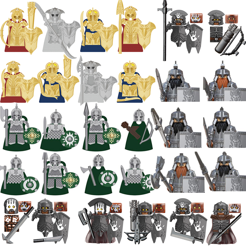 Mini LordRings Elves Orcs Army Dwarf Rohan knight Game Thrones building blocks kids toys gift
Mini LordRings Elves Orcs Army Dwarf Rohan knight Game Thrones building blocks kids toys gift