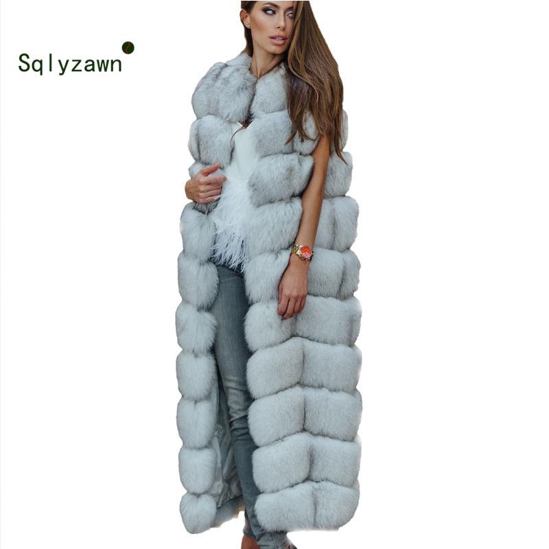 Women's Fur & Faux 140 CM Super X-Long Artifical Vest Women Winter Fashion Vests Woman Warm Fake Coats Female Outwear, Black
Women's Fur & Faux 140 CM Super X-Long Artifical Vest Women Winter Fashion Vests Woman Warm Fake Coats Female Outwear, Black