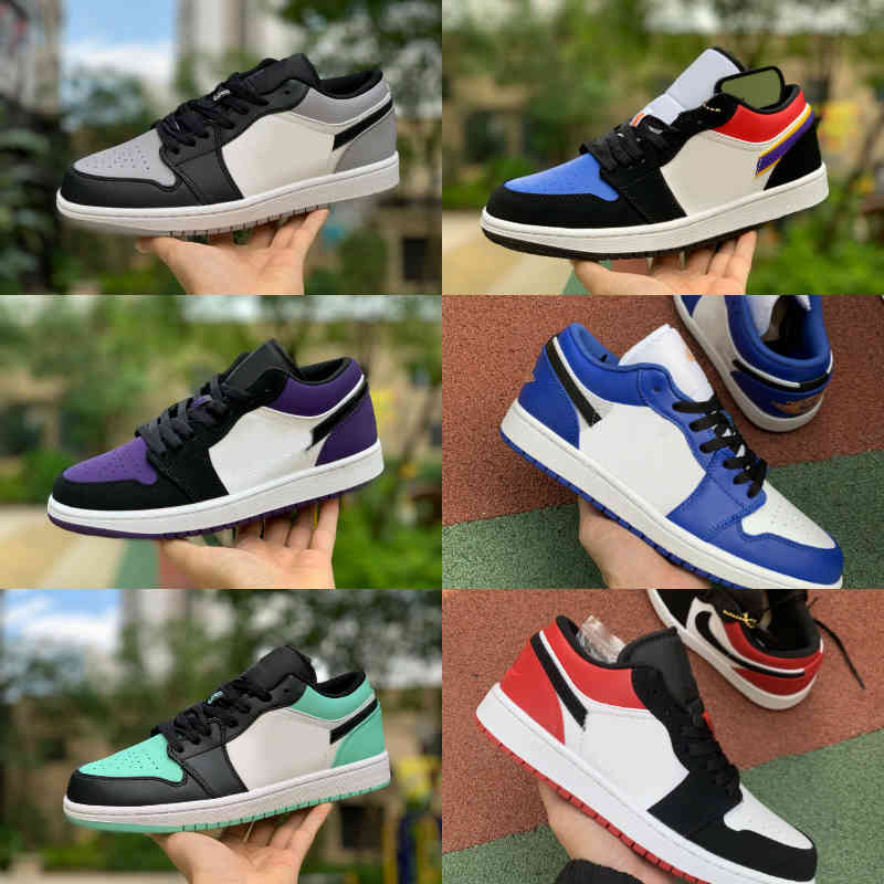 2021 Low 1 1s University Blue Men Basketball Shoes Black Toe Court Purple White UNC Light Smoke Grey Bred Hyper Royal Laser Orange Women Sneakers Mens Trainers F18, T01
2021 Low 1 1s University Blue Men Basketball Shoes Black Toe Court Purple White UNC Light Smoke Grey Bred Hyper Royal Laser Orange Women Sneakers Mens Trainers F18, T01