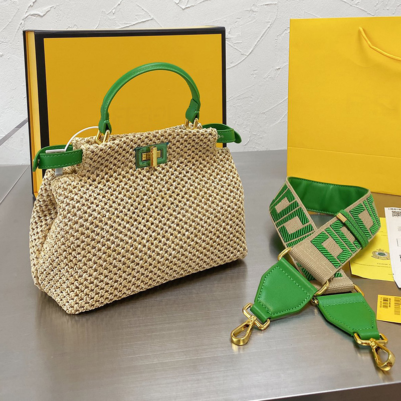 Designer Raffia Straw Peekaboo Tote Bag Italy Brand Vintage Hand Woven Knitting Totes Shopping Handbags Large Capacity Shoulder Handbag Luxurys Designers Bags, As pictures
Designer Raffia Straw Peekaboo Tote Bag Italy Brand Vintage Hand Woven Knitting Totes Shopping Handbags Large Capacity Shoulder Handbag Luxurys Designers Bags, As pictures