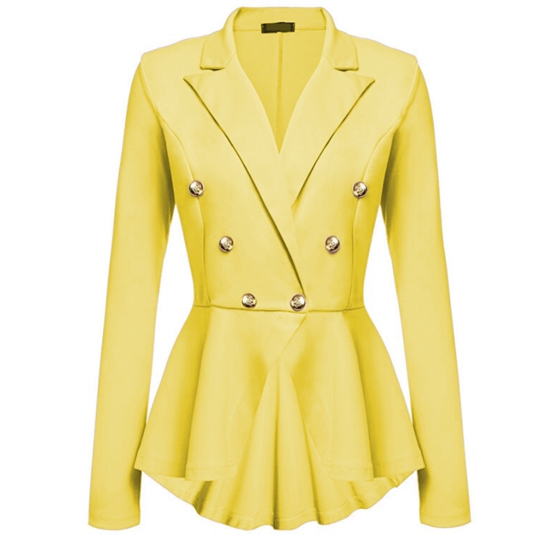Women' jacket summer temperament slim folds long sleeves thin double-breasted small suit blazer women nine colors 210527
Women' jacket summer temperament slim folds long sleeves thin double-breasted small suit blazer women nine colors 210527