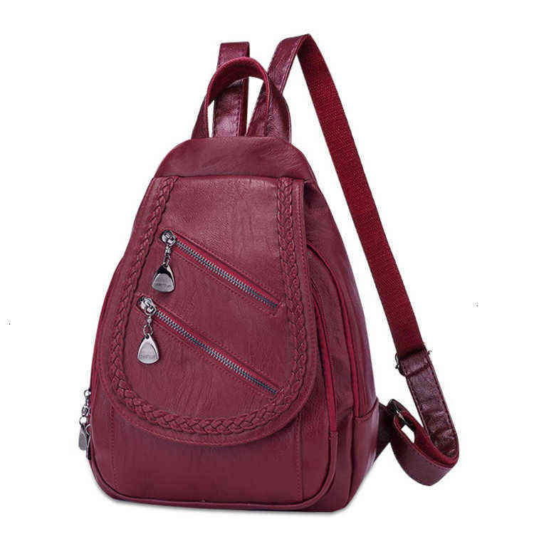 HBP Non-Brand Women's travel Korean soft leather fashion bag leisure backpack sport.0018, Red
HBP Non-Brand Women's travel Korean soft leather fashion bag leisure backpack sport.0018, Red