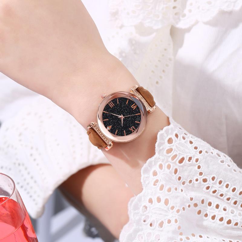 Wristwatches 2021 Trend Star Watch Women's Online Celebrity Petal Plum Belt, Brown
Wristwatches 2021 Trend Star Watch Women's Online Celebrity Petal Plum Belt, Brown