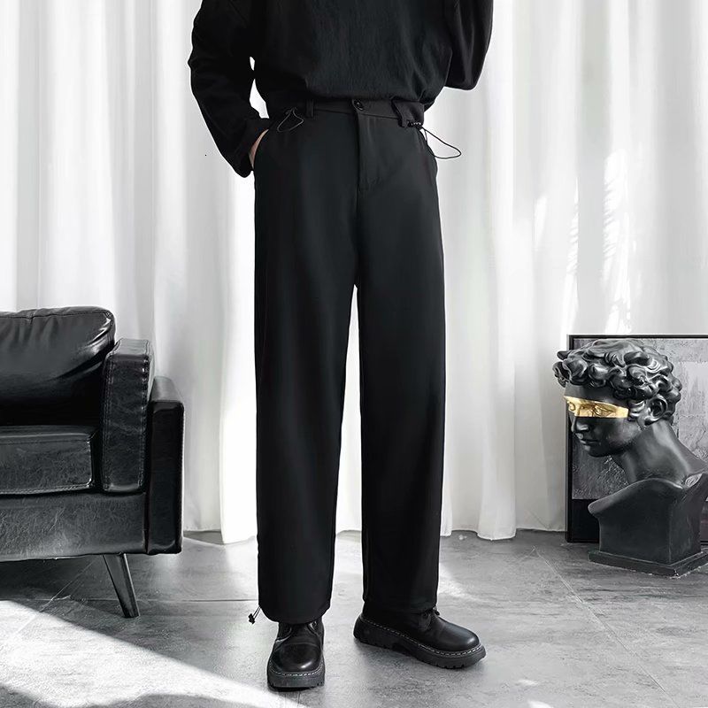 2021 New Spring Summer Straight Wide Leg Men's Fashion Business Casual Black Men Social Mens Suit Pants S-2xl Guc7
2021 New Spring Summer Straight Wide Leg Men's Fashion Business Casual Black Men Social Mens Suit Pants S-2xl Guc7