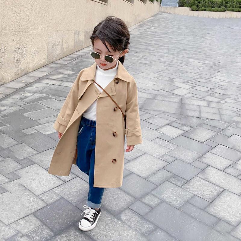 Coat 2022 Boutique Autumn Fashion Kids Girl Long Trench Coats Toddler Baby Outerwear Children Clothing England Style Windbreaker, Blue;gray
Coat 2022 Boutique Autumn Fashion Kids Girl Long Trench Coats Toddler Baby Outerwear Children Clothing England Style Windbreaker, Blue;gray