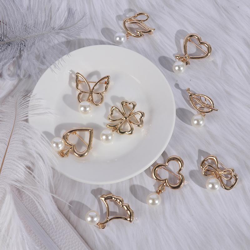 Pins, Brooches Fashion Pearl Charm Safety Pin Brooch Sweater Cardigan Clip Chain Jewelry
Pins, Brooches Fashion Pearl Charm Safety Pin Brooch Sweater Cardigan Clip Chain Jewelry