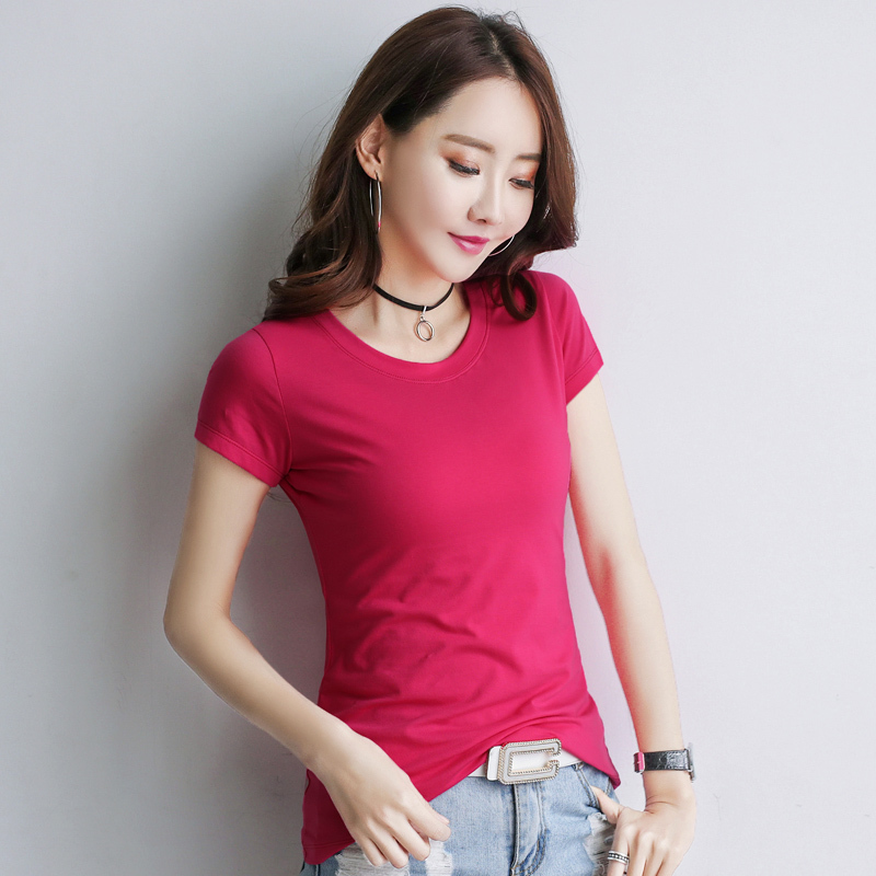 Summer new pure white cotton short sleeve T-shirt han edition van couture show thin render unlined upper garment jacket shirt co 210306