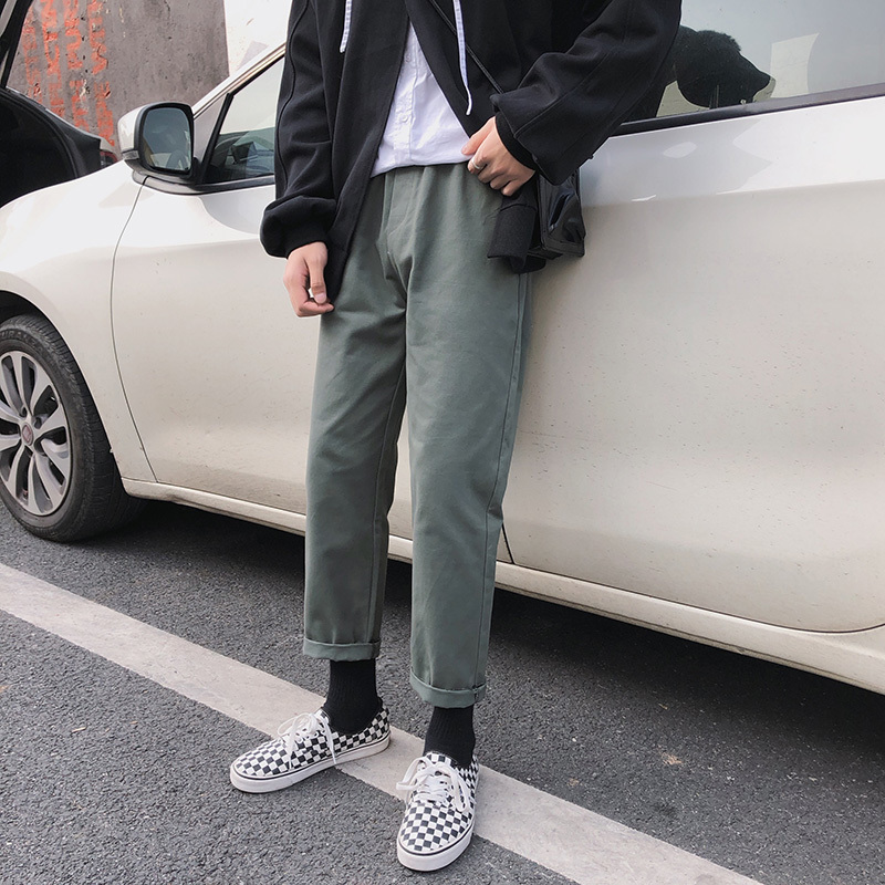 2021 Men's New Solid Color Leisure Haren Cotton Straight Casual Cargo Pants Tide Fashion Loose Brand Trousers Plus Size S-3xl X4s2, Green
2021 Men's New Solid Color Leisure Haren Cotton Straight Casual Cargo Pants Tide Fashion Loose Brand Trousers Plus Size S-3xl X4s2, Green