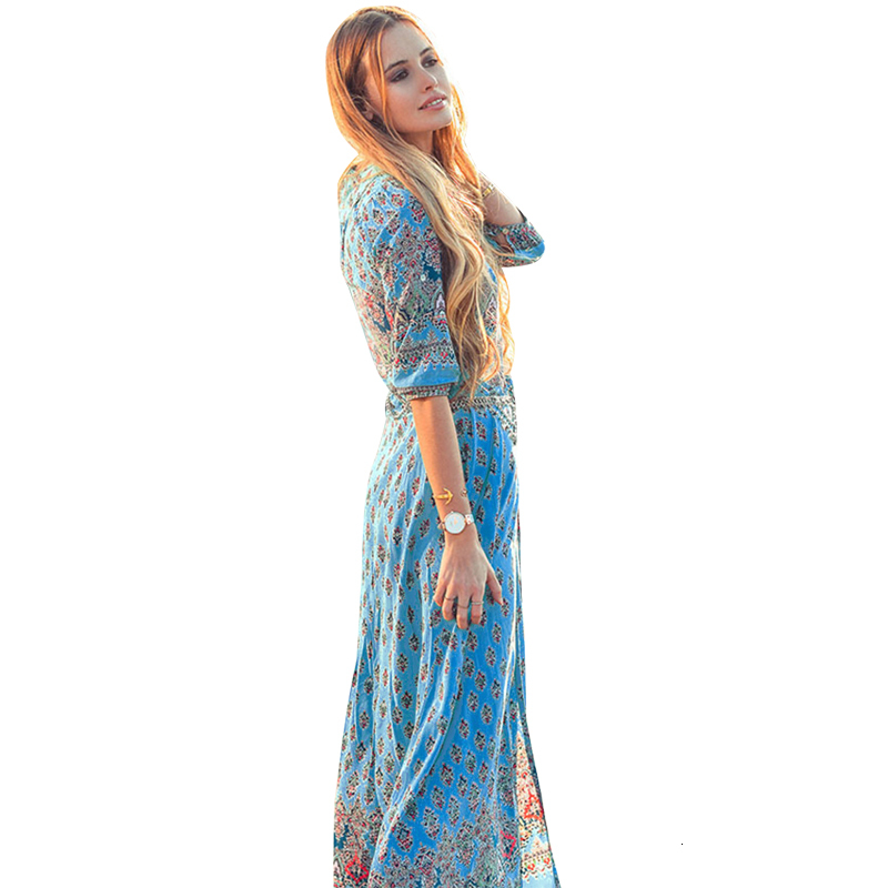 2021 New Woman Floral Midi V-neck 3/4 Sleeve Single Breasted Beach Boho Women Casual Es Uko3, Color 2
2021 New Woman Floral Midi V-neck 3/4 Sleeve Single Breasted Beach Boho Women Casual Es Uko3, Color 2