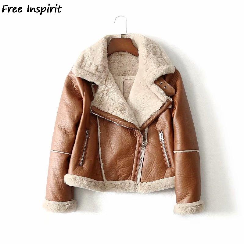 Women's Leather & Faux Free Inspirit 2021 Fashion Winter Women Retro Hair PU Jacket Warm Flocking Motorcycle Clothing Fake Overcoat, Black
Women's Leather & Faux Free Inspirit 2021 Fashion Winter Women Retro Hair PU Jacket Warm Flocking Motorcycle Clothing Fake Overcoat, Black