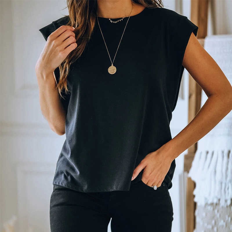 New Summer Basic Tees Women Plus Size Black White T-shirts Streetwear O-neck Loose Short Sleeve T Shirt Solid Camisas Mujer T200614