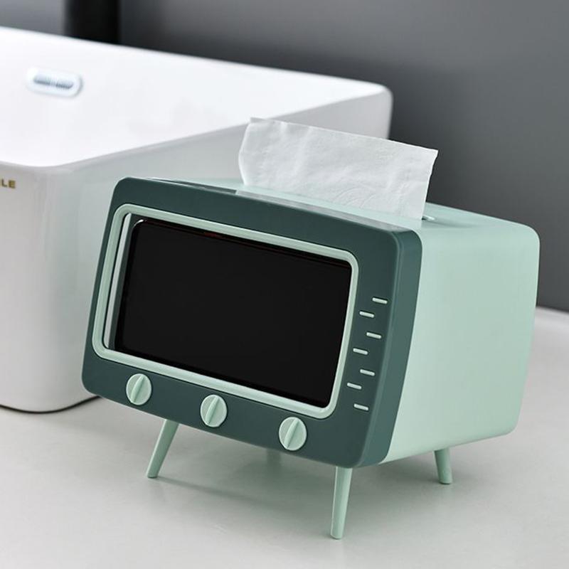 Storage Bottles & Jars Multifunctional Creative TV Shape Paper Pumping Phone Holder Cute Tissue Box
Storage Bottles & Jars Multifunctional Creative TV Shape Paper Pumping Phone Holder Cute Tissue Box