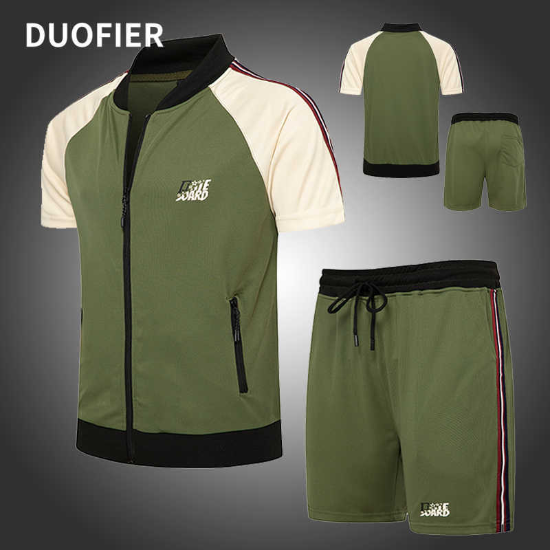 Summer 2 Piece Set Men Short Sleeve T Shirt Cropped Pocket Top Shorts Tracksuits Fashion Zipper Patchwork T-shirt Male Sets 210603, Tz88 black
Summer 2 Piece Set Men Short Sleeve T Shirt Cropped Pocket Top Shorts Tracksuits Fashion Zipper Patchwork T-shirt Male Sets 210603, Tz88 black