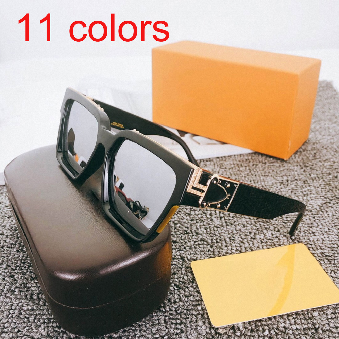 AAAAA MILLIONAIRE Sunglasses mens womensVintage Designer 1165 fashion sunglass for Shiny design sun glasses cool Gold plated Top with box
AAAAA MILLIONAIRE Sunglasses mens womensVintage Designer 1165 fashion sunglass for Shiny design sun glasses cool Gold plated Top with box