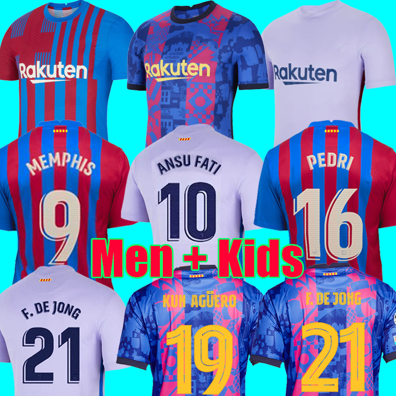 tops Camisetas de football MEMPHIS PEDRI Kun Aguero Barcelona soccer jerseys BARCA FC 20 21 22 ANSU FATI 2021 2022 GRIEZMANN F. JONG DEST kit shirt men kids sets, Men home
tops Camisetas de football MEMPHIS PEDRI Kun Aguero Barcelona soccer jerseys BARCA FC 20 21 22 ANSU FATI 2021 2022 GRIEZMANN F. JONG DEST kit shirt men kids sets, Men home