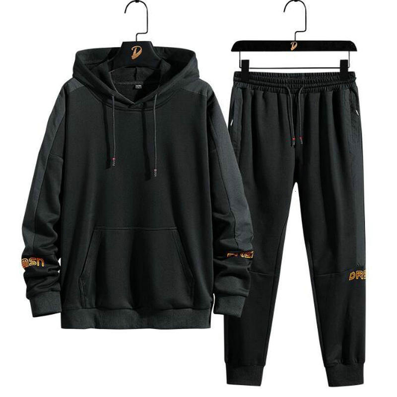 New Sweatsuit 2021 Autumn Black Hip Hop Male Suit Jacket Sweatshirt+pants Sportswear Two Piece Set Tracksuit for Men Clothes Ulvw Ldyw
New Sweatsuit 2021 Autumn Black Hip Hop Male Suit Jacket Sweatshirt+pants Sportswear Two Piece Set Tracksuit for Men Clothes Ulvw Ldyw