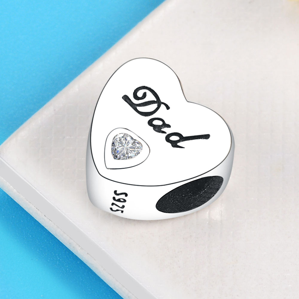 Fit Original Charm Bracelet 925 Silver Grandma Auntie Mother Best Friend Daughter Nanny Heart Bead Making Berloque 2021