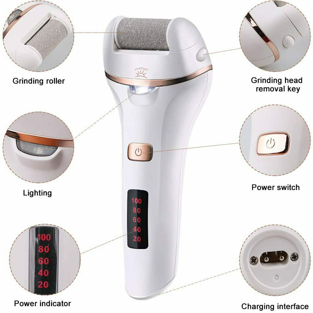 DIOZO Electric Pedicure Tool USB Charging Foot File Tool Dead Skin Callus Remover Foot Grinder Foot Care Tool Newest Heel File 210304