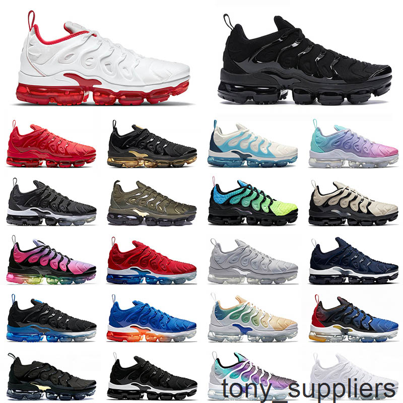 High Quality Vapurmax 2021 New Plus Tn SIZE 13 Mens Women Running Shoes Triple Black White Red Metallic Gold Trainers Sneakers EUR 36-47
High Quality Vapurmax 2021 New Plus Tn SIZE 13 Mens Women Running Shoes Triple Black White Red Metallic Gold Trainers Sneakers EUR 36-47