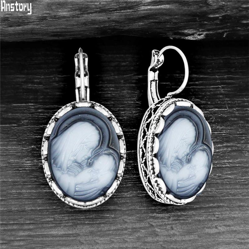 Dangle & Chandelier Big Oval Lady Baby Cameo Earrings For Women Vintage Look Antique Silver Plated Fashion Earring
Dangle & Chandelier Big Oval Lady Baby Cameo Earrings For Women Vintage Look Antique Silver Plated Fashion Earring