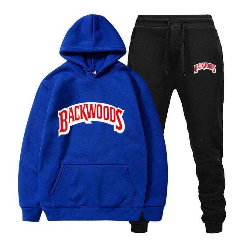 Streetwear Backwood Hoodie seti Tracksuit Men Thermal Sportswear Sets Hooded Sweatshirts Pants Rahat Suit H0908, Blueblackba
Streetwear Backwood Hoodie seti Tracksuit Men Thermal Sportswear Sets Hooded Sweatshirts Pants Rahat Suit H0908, Blueblackba